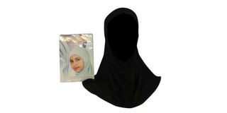 Muslim Girls Childrens islamic hijab scarf one piece ihlas kids head bonnet turkish slip on school black …