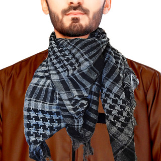 Unisex Checkered Arab Shemagh Keffiyeh Head Neck Scarf Hijab Wrap Shawl Headwear