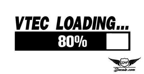 Download Vtec Loading Sticker Decal - 514Decals