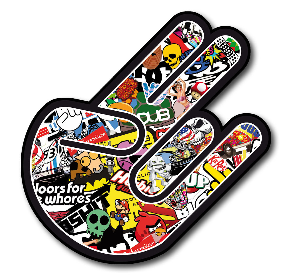Sticker Bomb Shocker Jdm Sticker Decal - 514Decals
