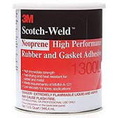3M 1300L Rubber and Gasket Adhesive-Yellow, 1 QT Tin