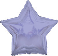 43cm Inflated Foil Star - Lilac