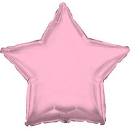 43cm Solid Rose Gold Stars - Flat Pack of 5