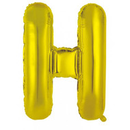 86cm Gold H - Inflated