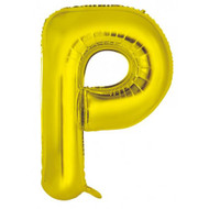 86cm Gold P - Inflated