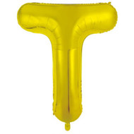 86cm Gold T - Inflated