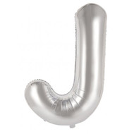 86cm Silver J - Inflated