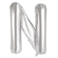 86cm Silver N - Inflated