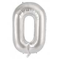 86cm Silver O - Inflated