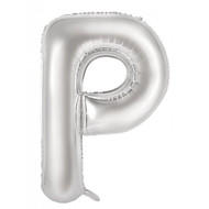 86cm Silver P - Inflated