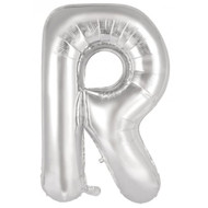 86cm Silver R - Inflated