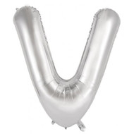 86cm Silver V - Inflated