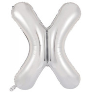 86cm Silver X - Inflated