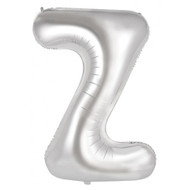 86cm Silver Z - Inflated