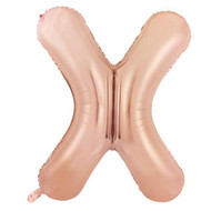 86cm Rose Gold X - Inflated