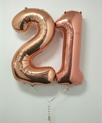 AB21 Rose Gold Numbers