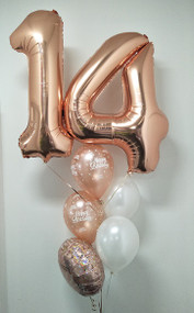 MB4 Age Related 10 to 99 - Rose Gold and White