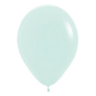 30cm Inflated Matte Latex - Pastel Green
