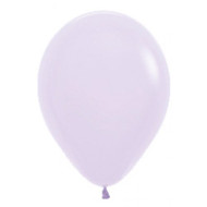 30cm Inflated Matte Latex - Pastel Lilac