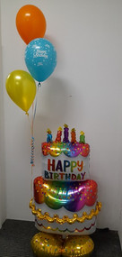 LA10AB Airloonz - Inflated "Birthday Cake"