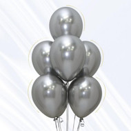 30cm Chrome Silver Latex - Pack of 50