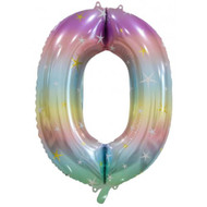 86cm #0 Pastel Rainbow - Inflated Shape