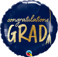 45cm "Congratulations Grad" Foil - Inflated