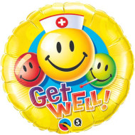 GWS Smiley Faces - 45cm Inflated Foil