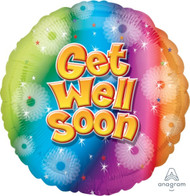 Get Well Bright - 45cm Inflated Foil