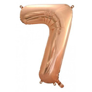 86cm Rose Gold #7 - Inflated Foil