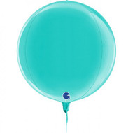 11" Inflated Foil Globe - Tiffany