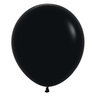 46cm Inflated Latex - Black