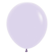 46cm Inflated Latex - Matte Lilac
