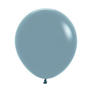 46cm Inflated Latex - Dusk Blue