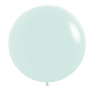 60cm Inflated Latex - Matte Pastel Green