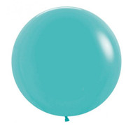 60cm Inflated Latex - Fashion Caribbean Blue