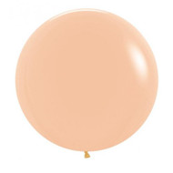 60cm Inflated Latex - Fashion Peach Blush
