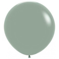 60cm Inflated Latex - Dusk Laurel Green