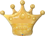 100cm Golden Crown - Flat Shape