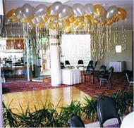 30cm Fashion/Metallic Ceiling Balloons - 12hr Float