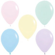 30cm Pastel Ceiling Balloons - 12hr Float