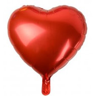 45cm Inflated Foil Hearts