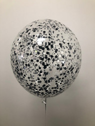 46cm Inflated Jumbo Confetti Balloons - 1 Colour
