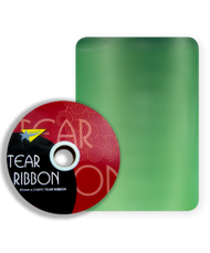 32mm x 91mtr Green Tear Ribbon