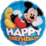 Mickey Birthday - 45cm Flat Foil