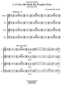 Joseph Smith the Prophet - Choir only booklet