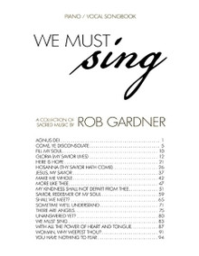 We Must Sing - Downloadable Songbook