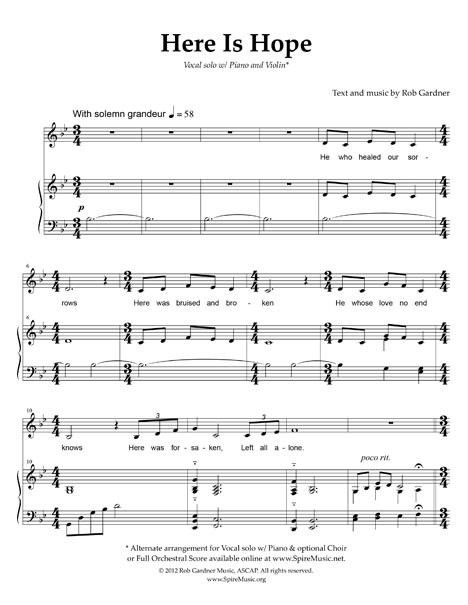 Peace In Christ Flute Sheet Music
