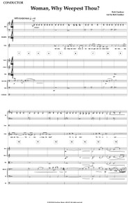 Woman, Why Weepest Thou? - Full Orchestral Score and Parts
