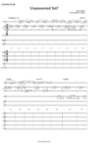 Unanswered Yet - Full Orchestral Score and Parts